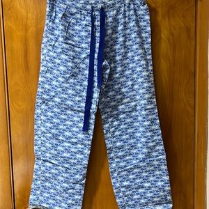 Vineyard Vines, Womens XS, blue flannel, sleep pants